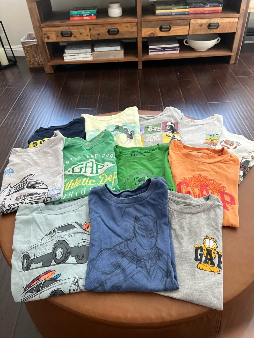 GAP Kids Graphic Tees - Blue, Green, Orange, Gray, Yellow